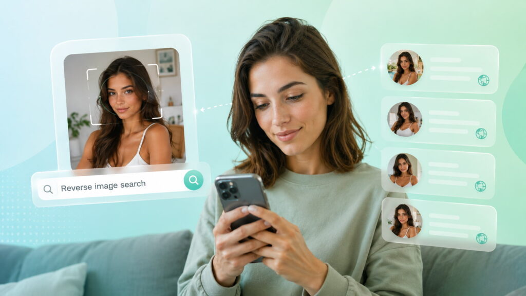 how to reverse search pictures of female scammers